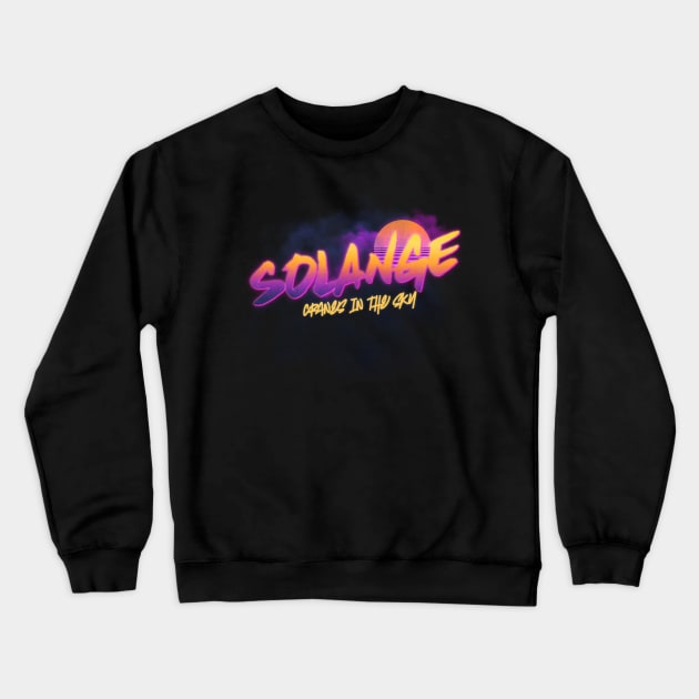 Cranes in the sky solange Crewneck Sweatshirt by Billybenn